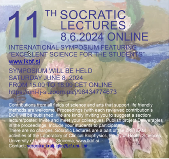 Симпозіум 11th Socratic Lectures (Любляна)